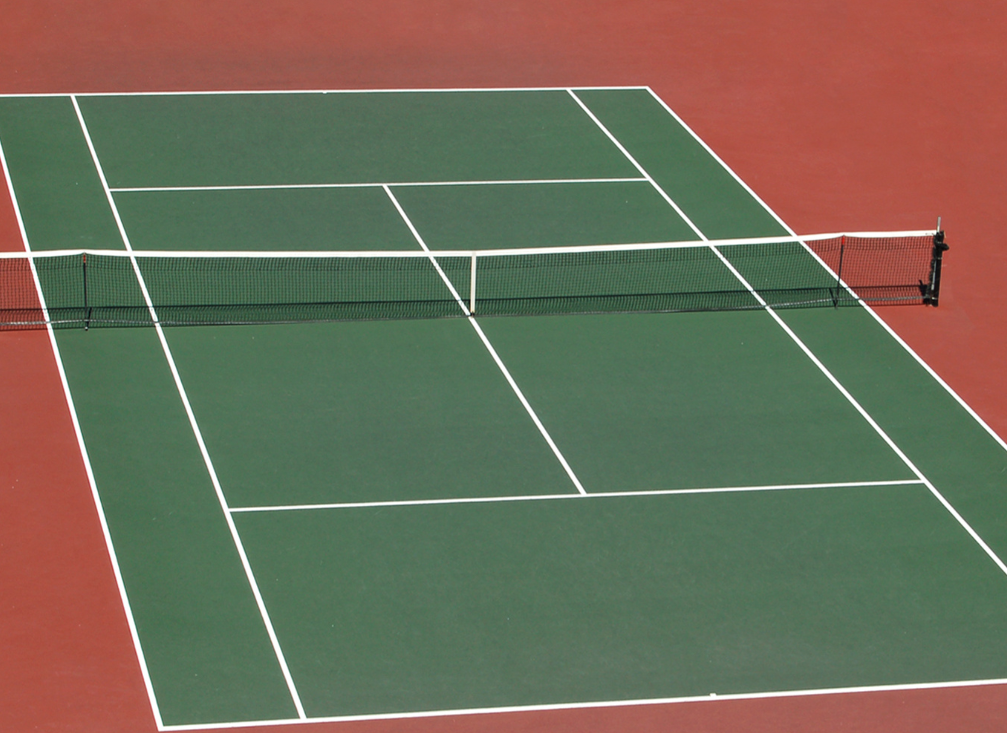 Marquage lignes au sol - Court de tennis